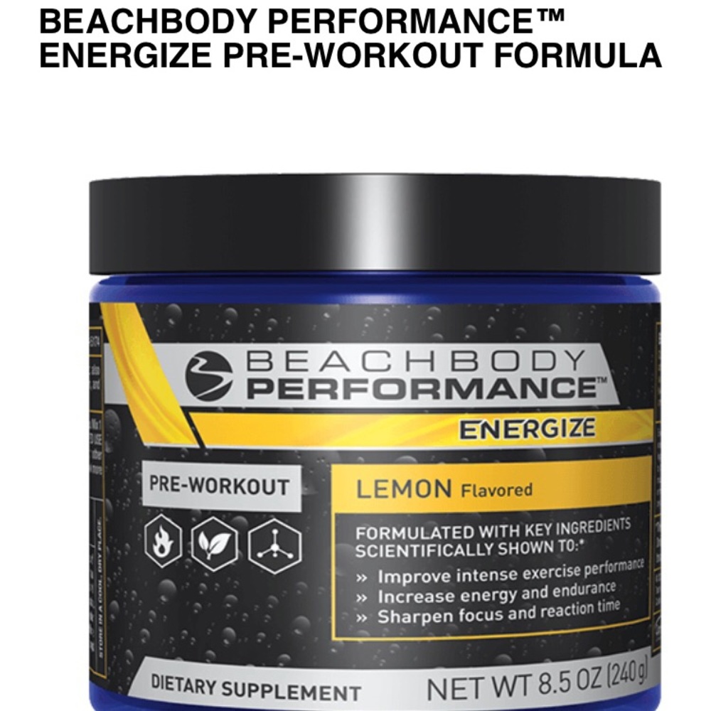 🍋 Beachbody Performance- LEMON Energize!
